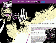 Tablet Screenshot of deathrayvision.com